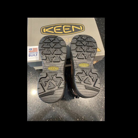 Keen 1026488 8″ Independence Dark Earth/Black Carbon Fiber Toe WP Work Boot 8D main image 7